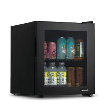 Image for Newair 17 In. 60-Can Freestanding Countertop Glass Door Beverage Fridge (Black) from HD Supply