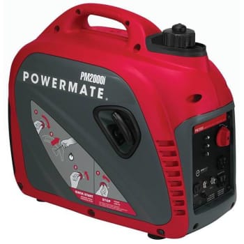 Powermate Pm2000i 2000w Gas Inverter Generator W/ Manual-Start (50 St/csa)
