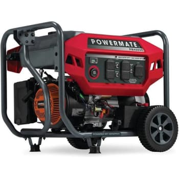 Image for Powermate Pm4500e 3600w Electric Start Gas Portable Generator (49-St/csa) from HD Supply