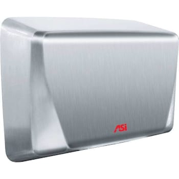 Image for American Specialties Satin Stainless Steel High Speed Ada Surface Mounted Electric Hand Dryer from HD Supply