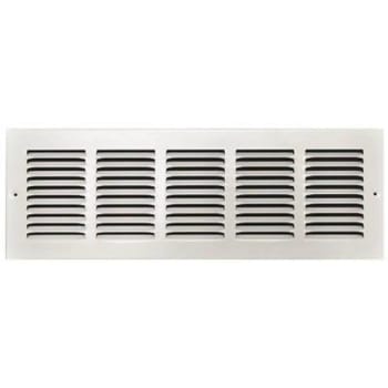 Truaire 20 In. X 6 In. Stamped Return Air Grille (White)