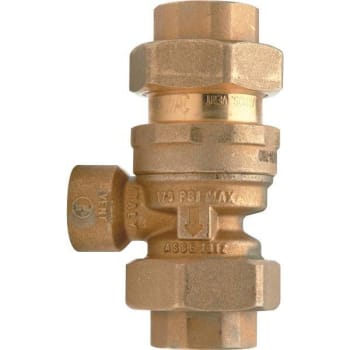 Image for Zurn 1/2  Bronze Dual Check Valve Backflw Preventer With Atmospheric Venting from HD Supply