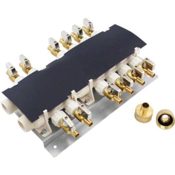 Image for Apollo 12-Port PEX-B Manifold With 1/2 In. Brass Ball Valves from HD Supply