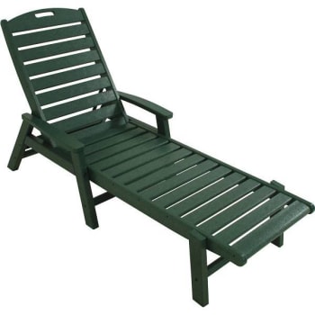 Image for Trex Outdoor Furniture Rainforest Canopy Patio Stackable Chaise Lounge Chair from HD Supply