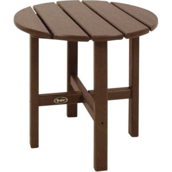 Image for Trex Outdoor Furniture 18 In. Cape Cod Vintage Lantern Round Plastic Outdoor Patio Side Table from HD Supply