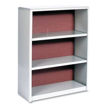 Image for Safco Valuemate® 3-Shelf Economy Bookcase, 31.75"w X 13.5"d X 41"h, Gray from HD Supply