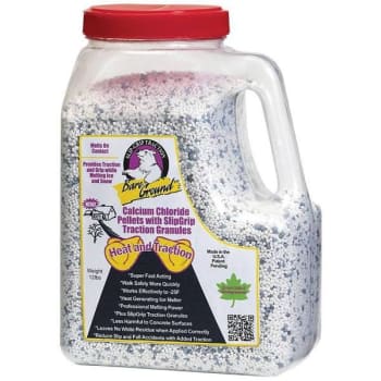 Bare Ground 7 Lb. Shaker Jug Of Calcium Chloride Pellets With Traction Granules