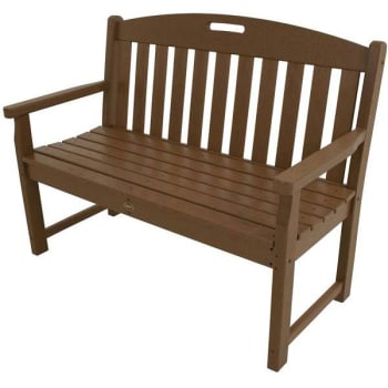 Image for Trex Outdoor Furniture Yacht Club 48 In. Plastic Patio Bench (Tree House) from HD Supply