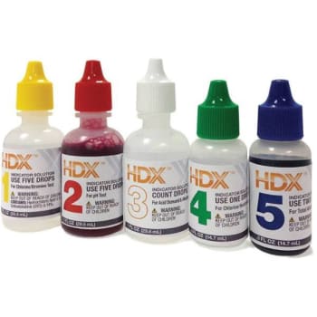 Image for HDX 1-5 Swimming Pool And Spa Water Test Kits Replacement Solutions from HD Supply