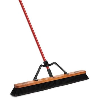 Image for Libman 36 In. Smooth Sweep Push Broom Set W/ Brace And Handle (3-Case) from HD Supply