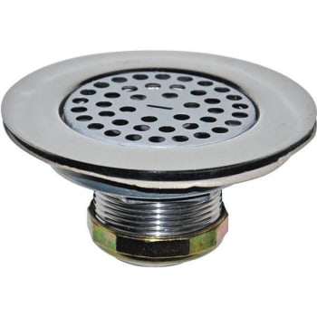 Image for Danco 4-1/2 In. Mobile Home Flat-Top Shower Drain Strainer (Chrome) from HD Supply