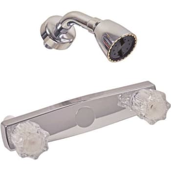 Image for Danco 1-Spray 2-Handle 8 Rv Shower Faucet With Arm (Chrome) from HD Supply