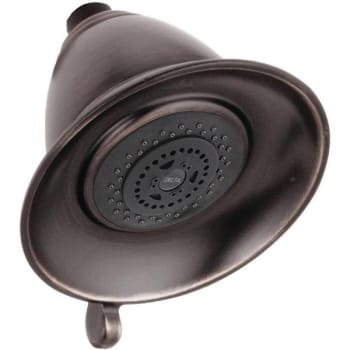 Image for Delta Victorian 3-Spray Patterns 2.50 GPM 5.71 In. Wall Mount Fixed Shower Head In Venetian Bronze from HD Supply