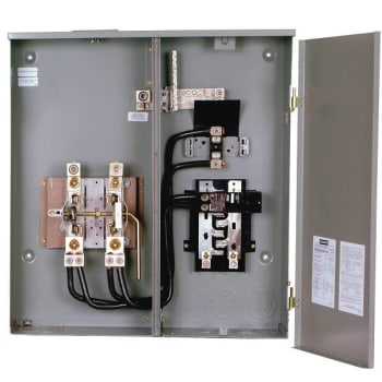 Siemens 400a 8-Space 16-Circuit Combination Meter Socket Load Center