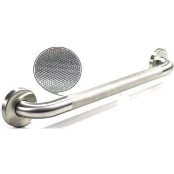 Wingits Premium Diamond Knurled Grab Bar 24 X 1.25 In. (Satin Stainless Steel)