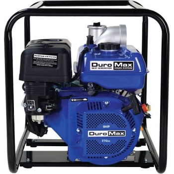 Duromax 9 HP 4 In. Portable Utility Gasoline-Powered Water Pump