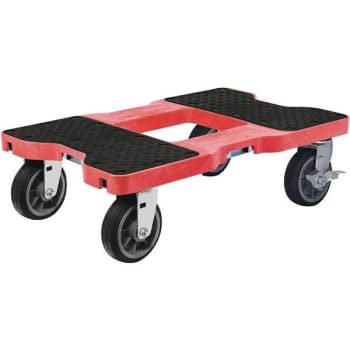 Snap-Loc 500 Lb. Capacity All-Terrain Professional E-Track Dolly (Red)