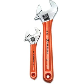 Image for Crescent 6 in. And 10 in. Chrome Cushion-Grip Adjustable Wrench Set from HD Supply