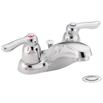 Image for Moen 4 Centerset 2-Handle Chrome Bathroom Faucet 1.5 GPM With Lever Handles from HD Supply