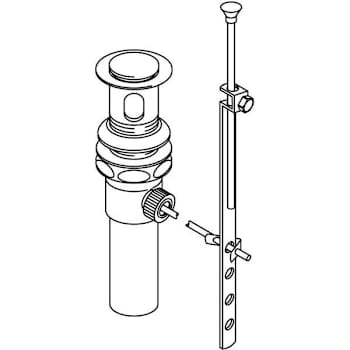 Moen Commercial Pop-Up Waste Kit (Chrome)