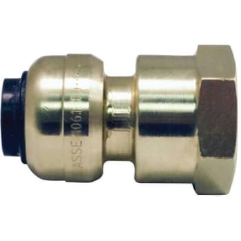 Image for Tectite 3/8 In. Brass Push-To-Connect X 1/2 In. Female Pipe Thread Reducing Adapter from HD Supply