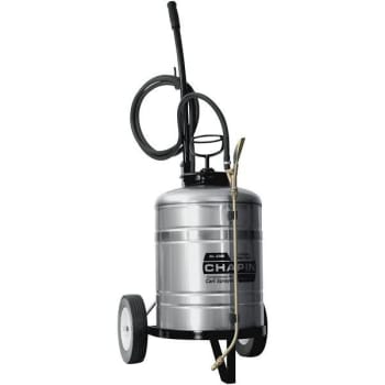 Chapin 6 Gal. Industrial Stainless Steel Cart Sprayer