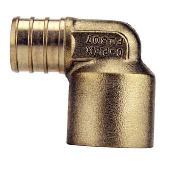 Image for Apollo 3/4 In. Brass PEX-B X Female Solder 90 Deg. Elbow from HD Supply
