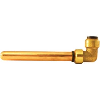 Image for Tectite 1/2 in. Copper Push-To-Connect x 8 in. 90 Deg. Stub-Out Elbow from HD Supply