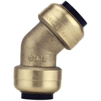 Image for Tectite 1/2 In. Brass Push-To-Connect 45 Deg. Elbow from HD Supply