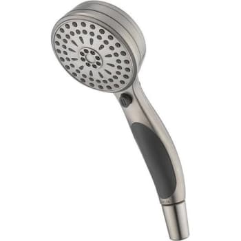 Image for Delta ActivTouch 9-Spray Patterns 1.75 GPM 3.75 in. Wall Mount Handheld Shower Head (Stainless) from HD Supply