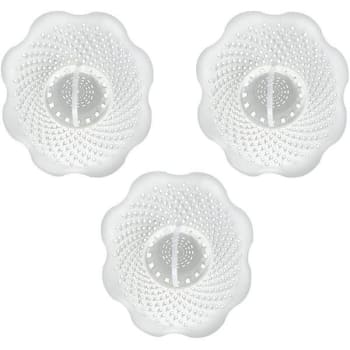 Image for Danco Hair Catcher Bathroom Tub Strainer (White) from HD Supply