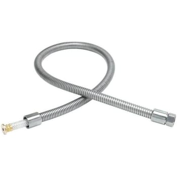 T&S Stainless Steel Pull-Out Sprayer Hose W/ No Heat-Resistant Handle