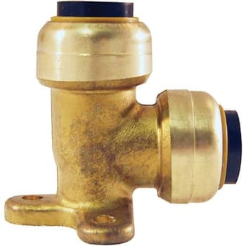 Image for Tectite 1/2 In. Brass Push-To-Connect 90 Deg. Drop Ear Elbow from HD Supply