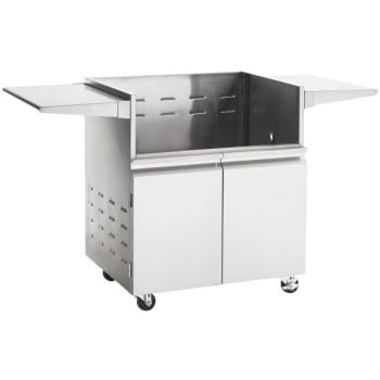 Image for Pgs 30 In. Newport Stainless Steel Cart W/ Wheels And Side Shelves from HD Supply