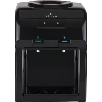 Image for Vitapur 3-5 Gal. Cold/Room Temperature Countertop Water Cooler Dispenser (Black) from HD Supply