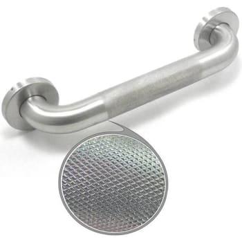 Image for Wingits Premium Diamond Knurled Grab Bar 16 X 1.5 In. (Satin Stainless Steel) from HD Supply
