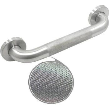 Image for Wingits Premium Diamond Knurled Grab Bar 18 X 1.5 In. (Satin Stainless Steel) from HD Supply