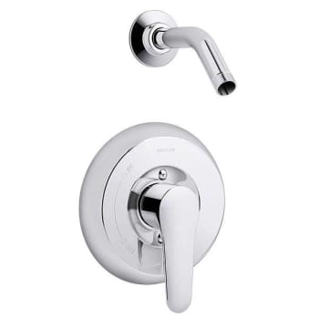 Image for Kohler 1-Handle Rite-Temp Shower Valve Trim Kit W/ Lever Handle In Polished Chrome from HD Supply