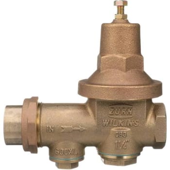 Image for Zurn 1-1/4600xl Pressure Reducing Valve, 10-125 Psi, Factory Set At 50 Psi from HD Supply