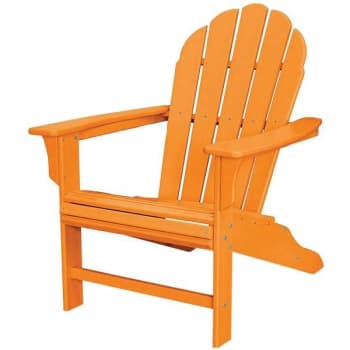 Trex Outdoor Furniture Hd Tangerine Plastic Patio Adirondack Chair HD Supply