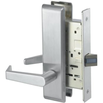 Image for Yale Grade 1 Escutcheon Plate Passage Mortise Handleset (Satin Chrome) from HD Supply