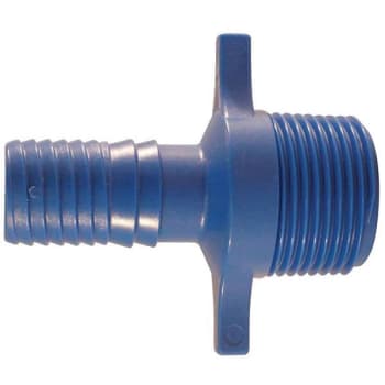 Image for Apollo 3/4 In. Barb Insert Blue Twister Polypropylene X 1 Mpt Adapter Fitting from HD Supply