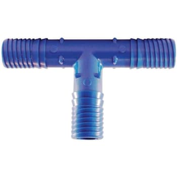 Image for Apollo 3/4 In. Barb Insert Blue Twister Polypropylene Tee Fitting from HD Supply