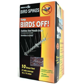 Image for Bird-X 10 ft. Original Extra-Wide Stainless Steel Bird Spikes Bird Control from HD Supply