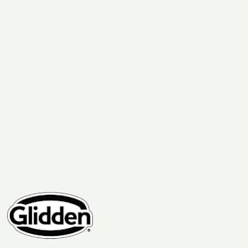 Glidden 5 Gal. Flat Exterior Latex Paint (Delicate White)