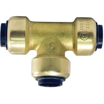 Image for Tectite 1/4 In. Brass Push-To-Connect Tee Fitting from HD Supply