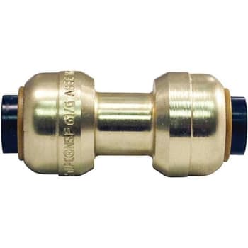 Image for Tectite 1/4 In. Brass Push-To-Connect Coupling from HD Supply