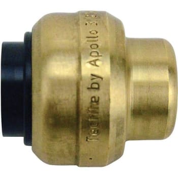 Tectite 3/8 In. Brass Push-To-Connect Cap
