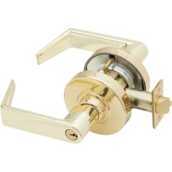 Image for Schlage Nd Series Entrance/Office Function Door Lever (Bright Brass) from HD Supply