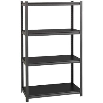Image for Iron Horse 4-Tier Steel Shelving Unit (Black) from HD Supply